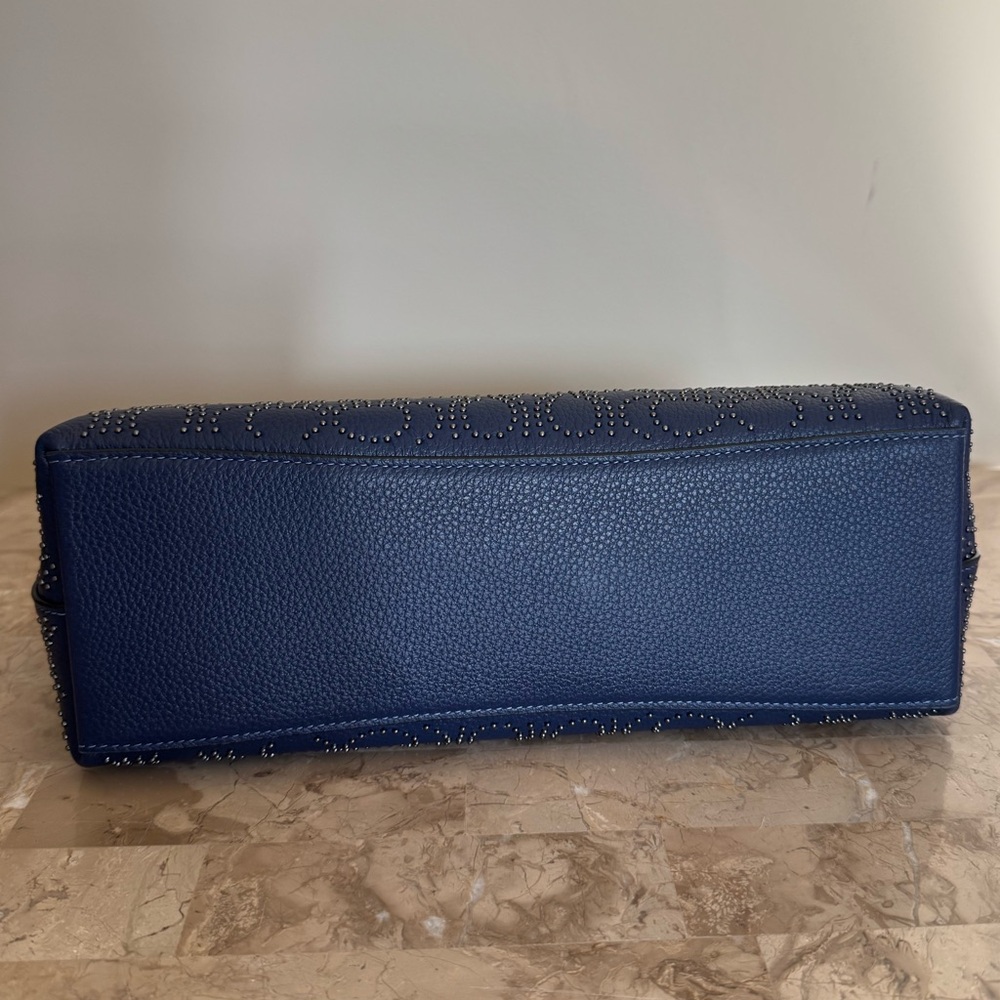$550 COACH LAUREL SHOULDER BAG WITH SIGNATURE RIVETS PURSE NWT - Picture 6 of 9